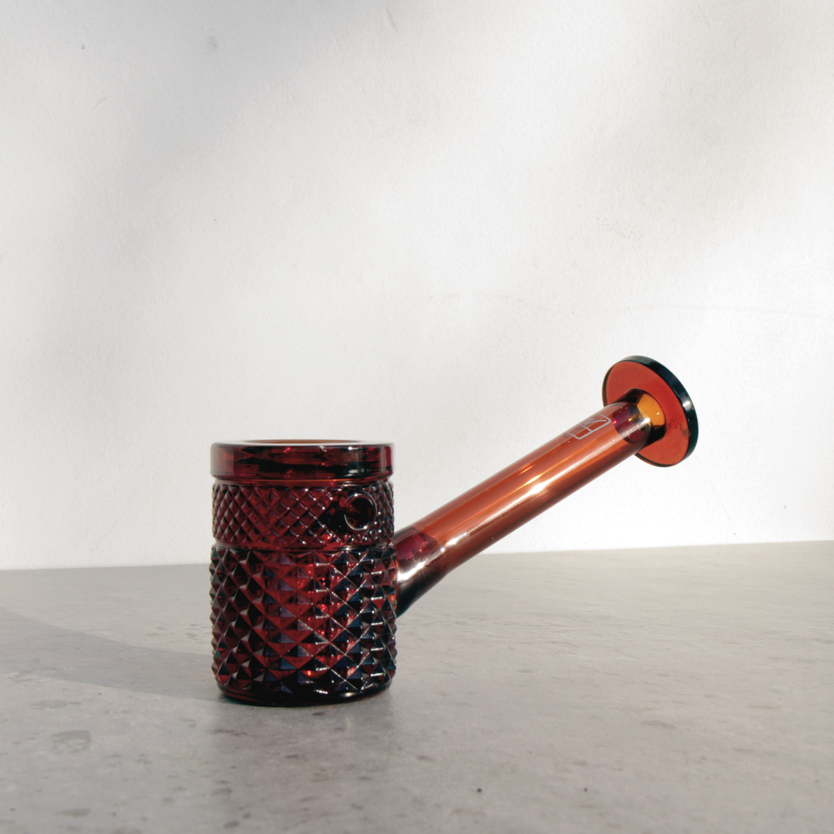 Twenties Hand Pipe in Amber