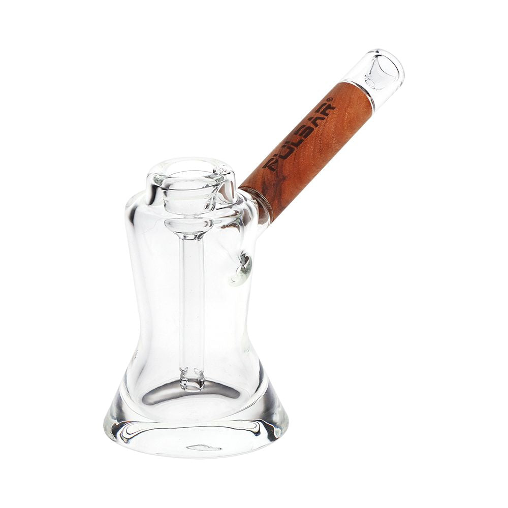 Pulsar Grove Wood on Glass Bubbler - 6"