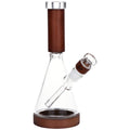 Pulsar Grove Wood on Glass Beaker Water Pipe - 10.75" / 14mm F