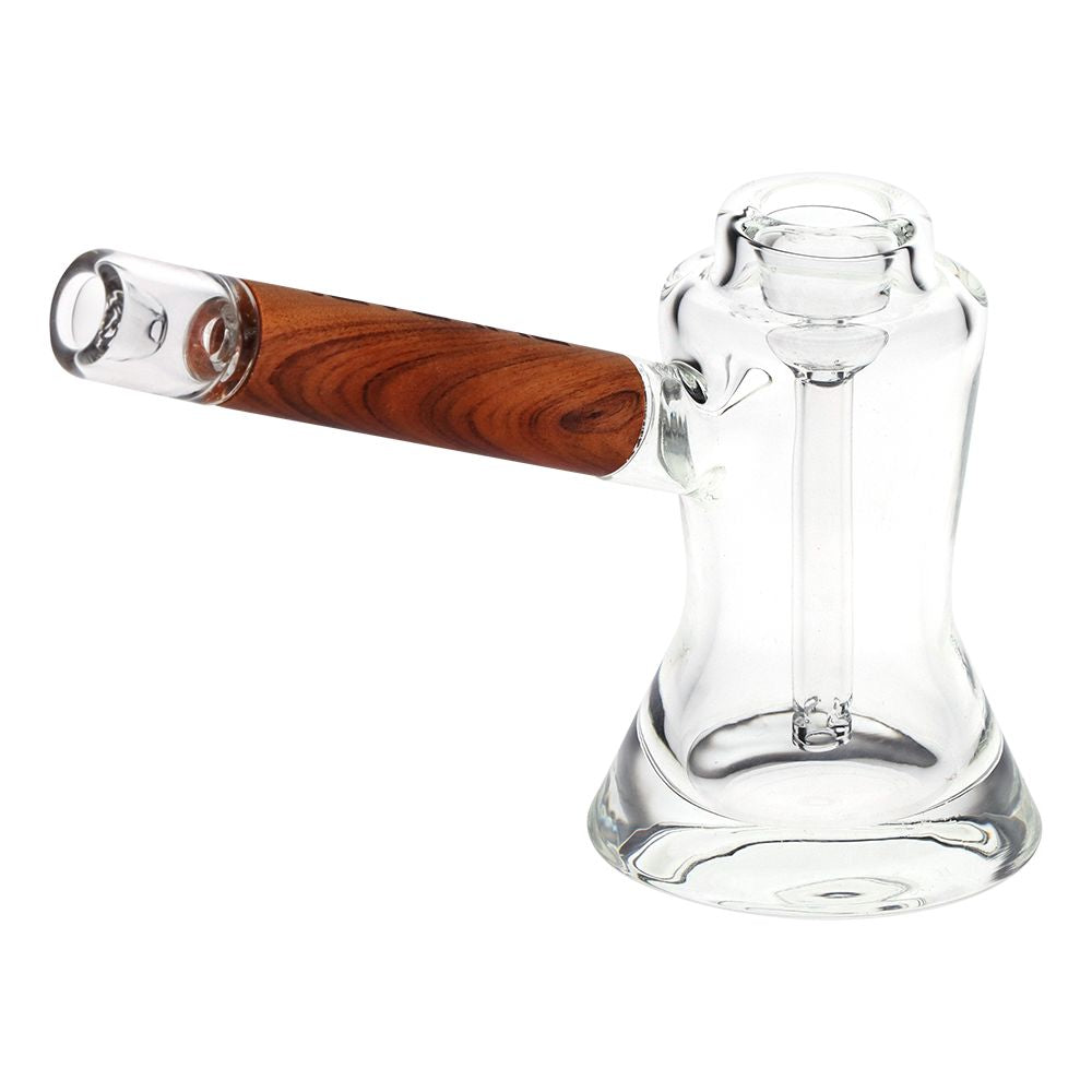 Pulsar Grove Wood on Glass Bubbler - 6"
