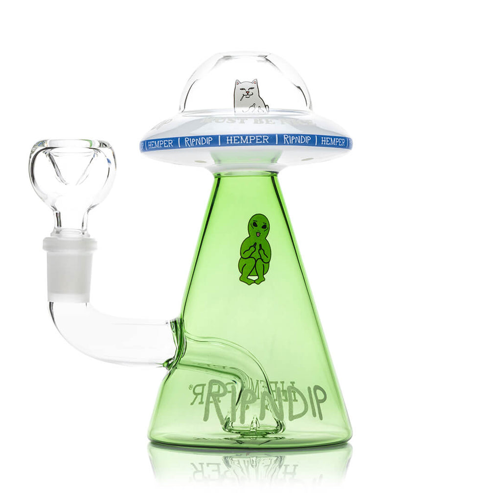 Hemper RIPNDIP x HEMPER Nermal UFO Glass Water Pipe