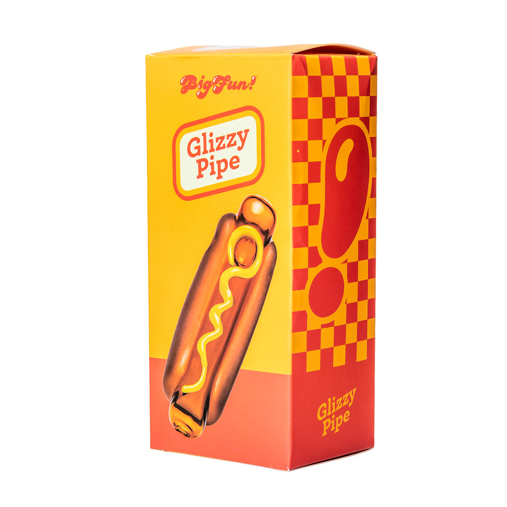 BigFUN! Glizzy (Hot Dog) Glass Pipe