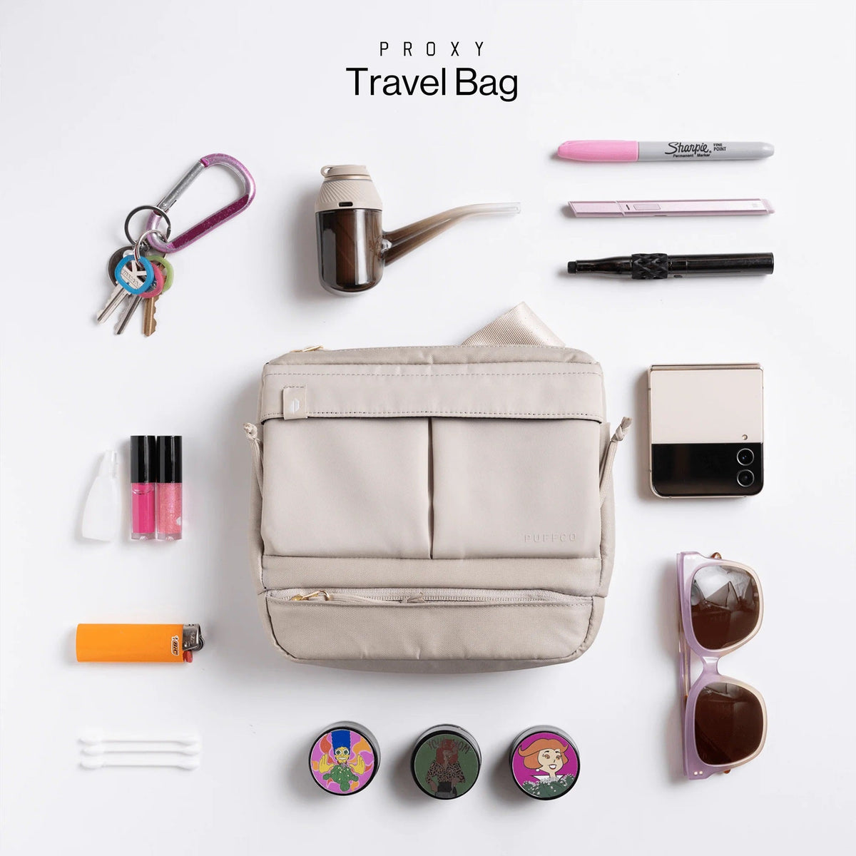 Puffco Proxy Travel Bag – Black, Desert