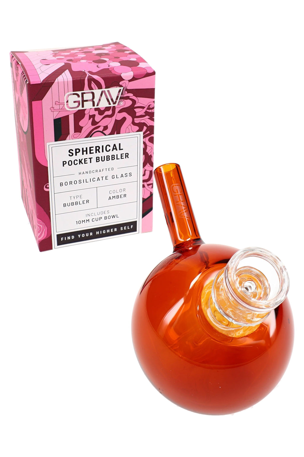 GRAV 4" Spherical Pocket Bubbler – 10 mm