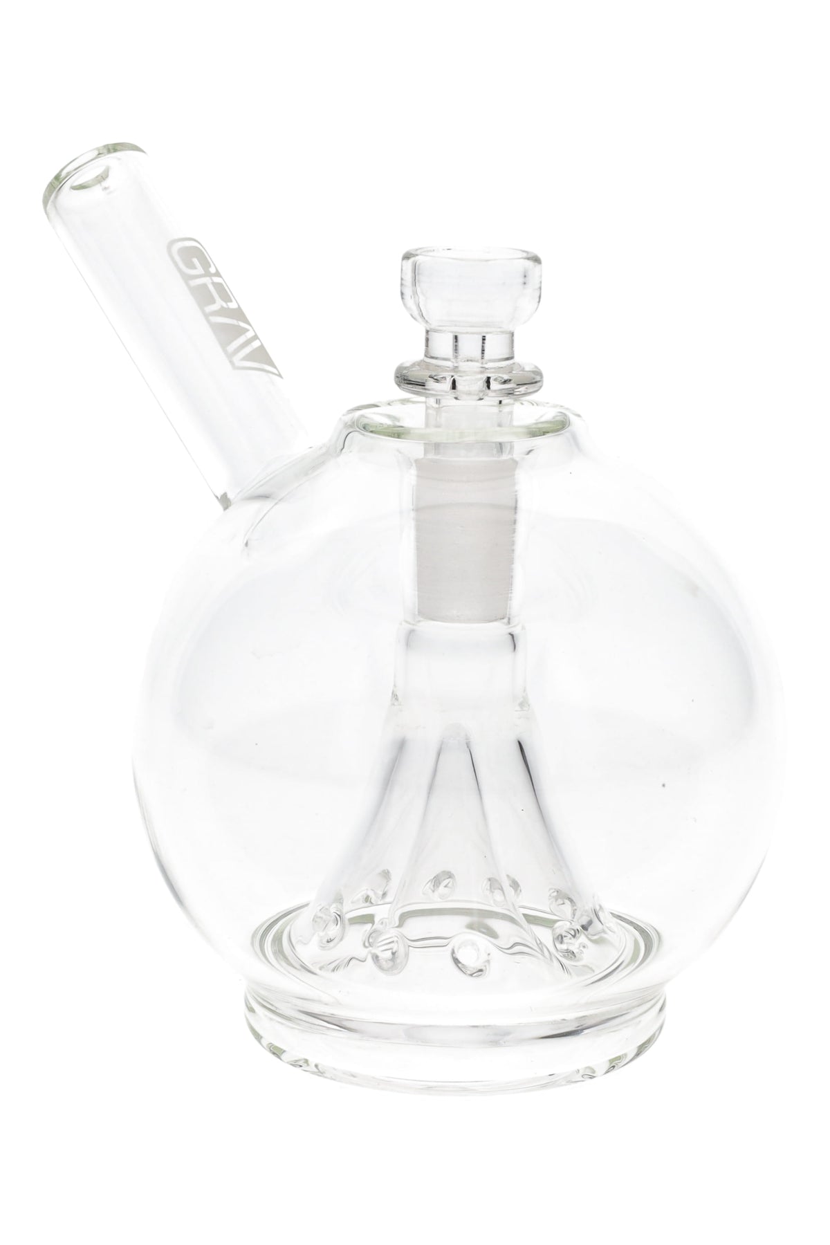 GRAV Clear Globe Glass Bubbler – 4.75″ – 14.5 mm