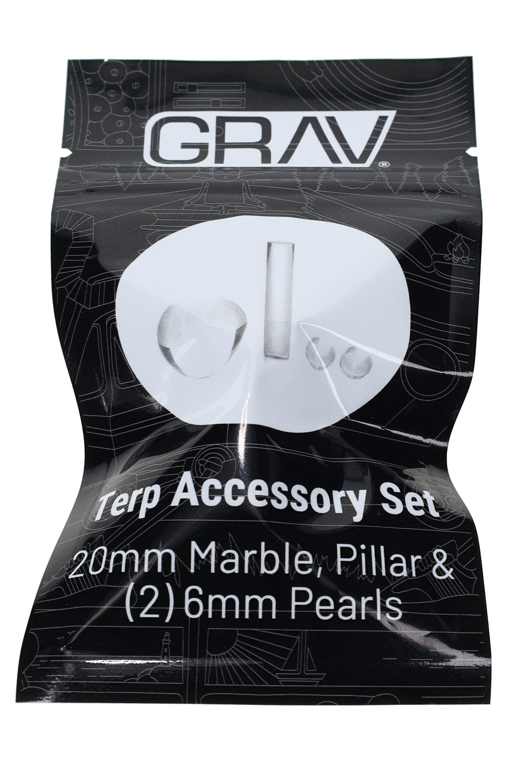 GRAV Terp Accessory Set – Marble, Pillar & Pearls