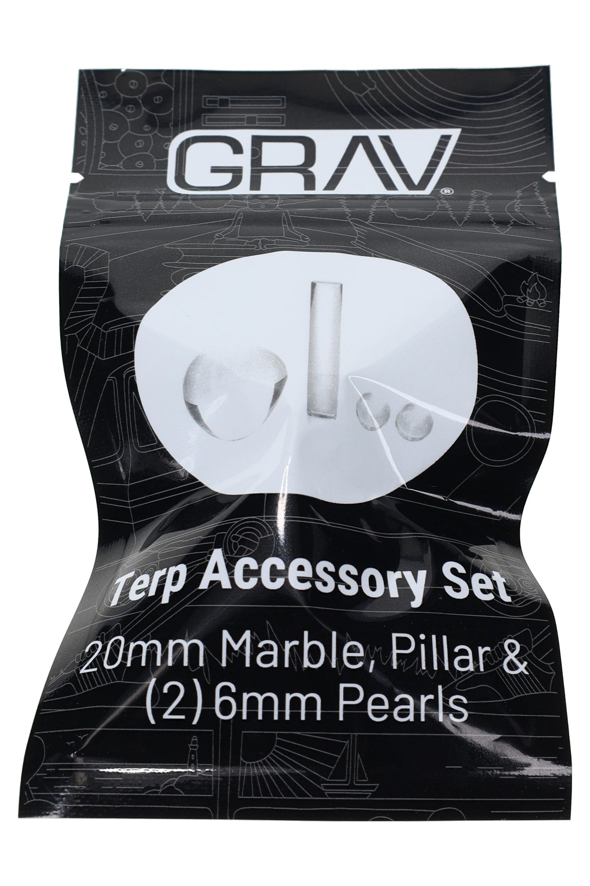 GRAV Terp Accessory Set – Marble, Pillar & Pearls