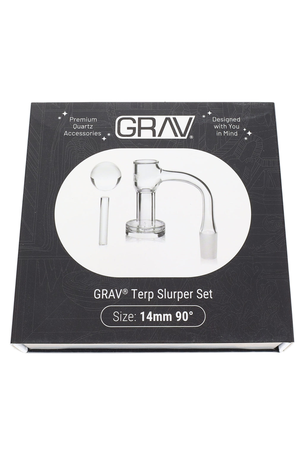 GRAV Quartz Slurper Bucket Set – Marble Cap & Pillar