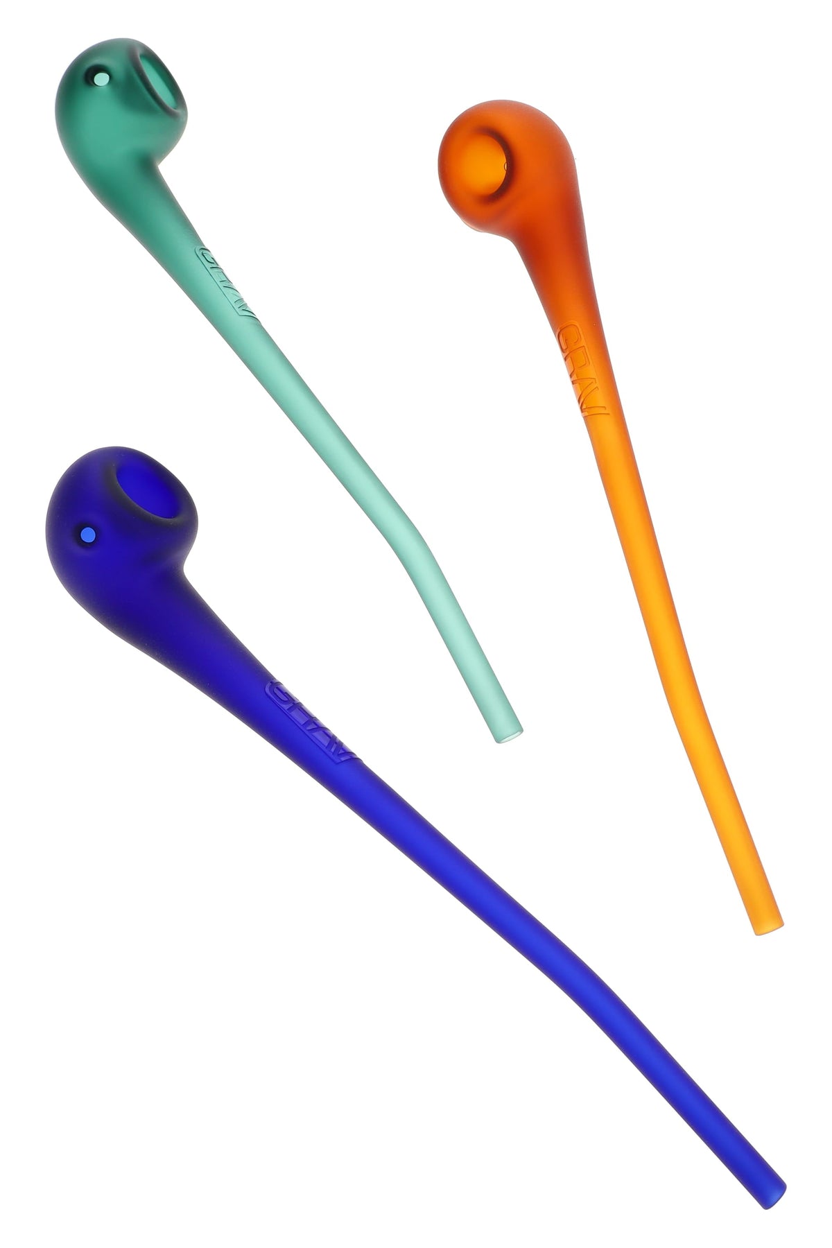 GRAV Sandblasted Gandalf Glass Hand Pipe – 10″