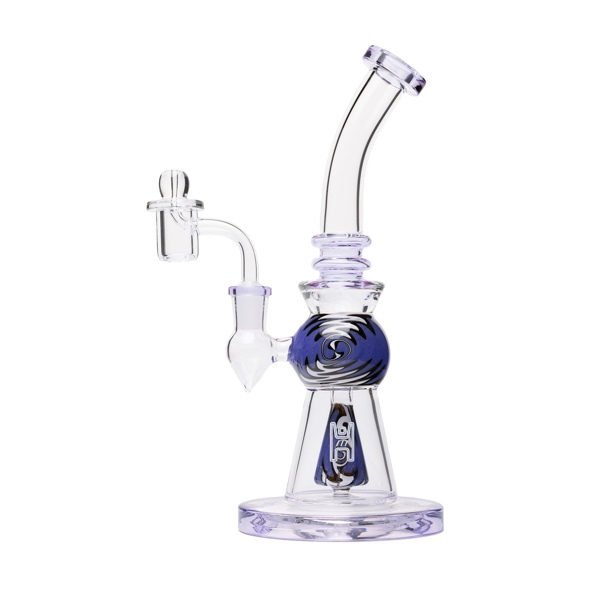 Human Grade 10" Mini Gumball Rig Glass Water Pipe